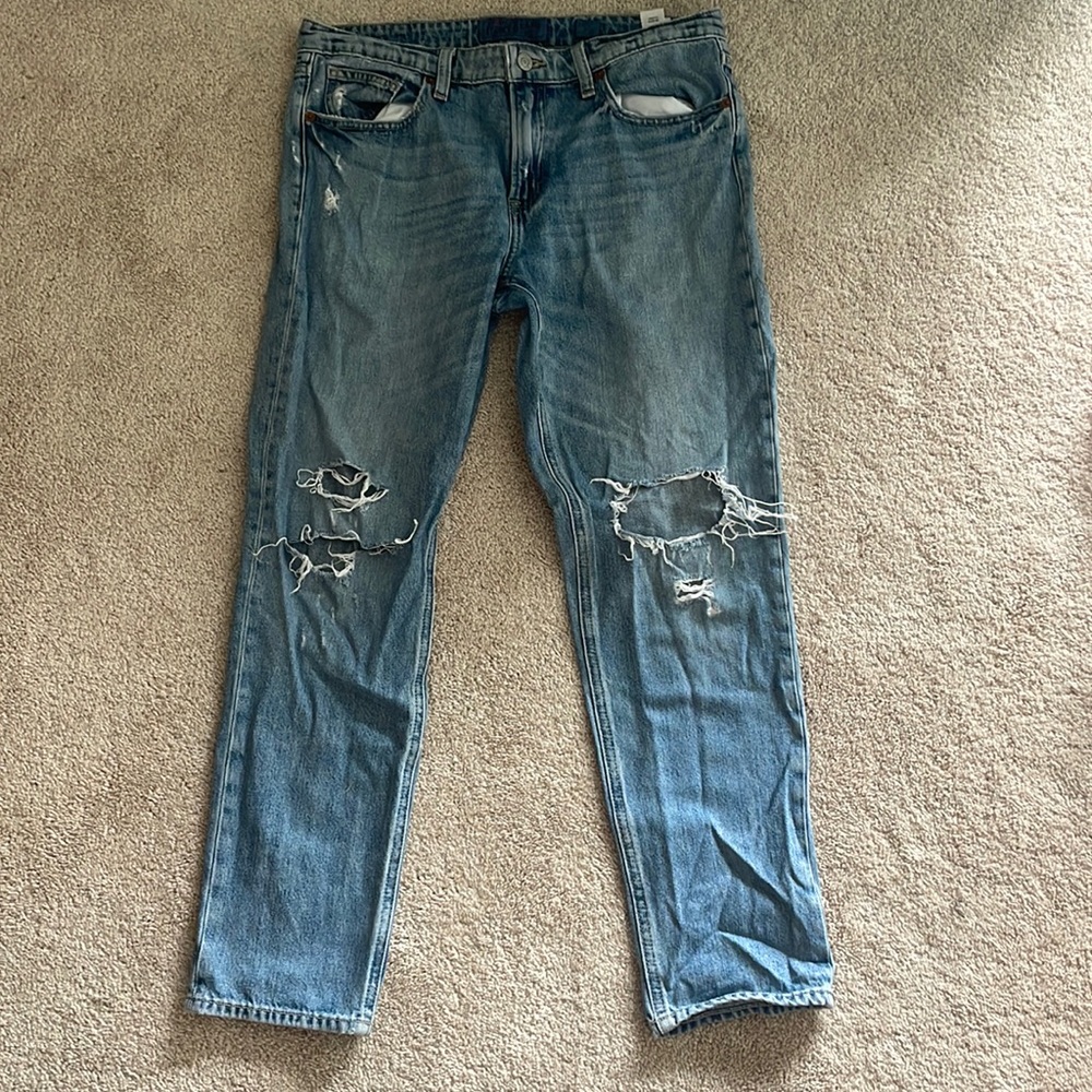 Lucky brand jeans, straight leg, size 4, gently worn